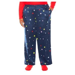 Sleep Chic Women's Plus Fleece Pajama Pants and Socks 1X NWT